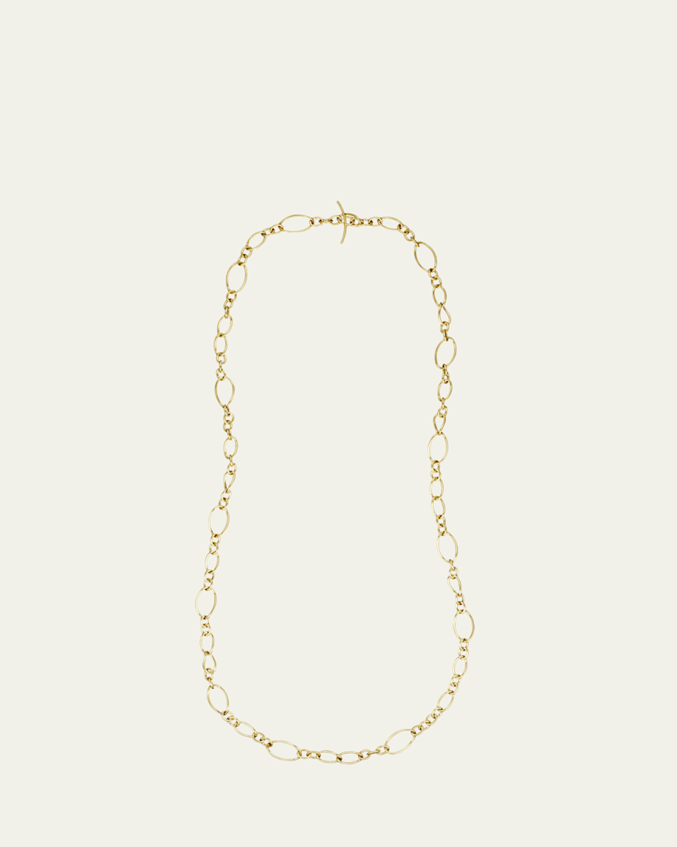 18K Yellow Gold Stella Necklace, 36"L